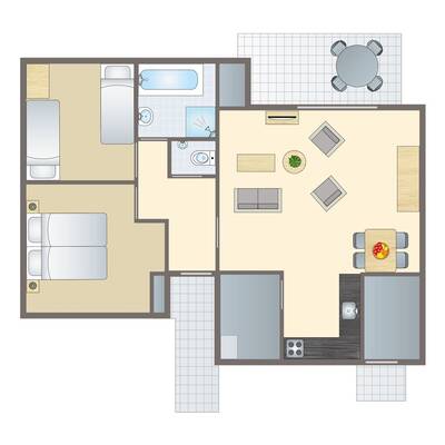 4-persoons villa