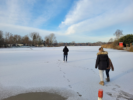 Large lake at Center Parcs De Huttenheugte