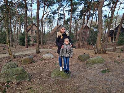 Children in a playground at holiday park Efteling Bosrijk