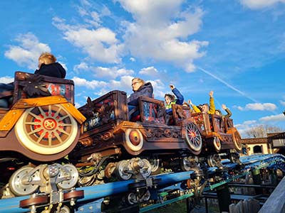 Max and Moritz roller coaster in Efteling