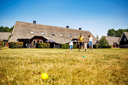 Linked holiday homes type 4-person farm 4C at the Hof van Saksen holiday park