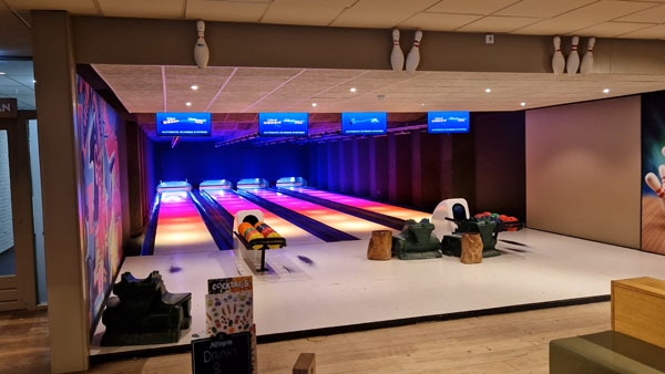 The bowling alley of Landal Aelderholt