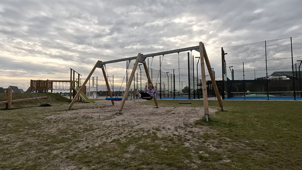 Playground with play equipment at De Strabrechtse Vennen