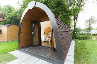 Tiny house type Leistert Cabin at Buitenhof de Leistert holiday park