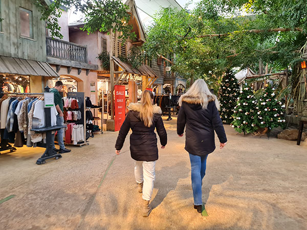 Christmas trees in the Market Dome of De Huttenheugte