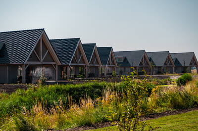 Detached holiday homes at the EuroParcs Cadzand holiday park