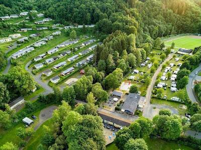 Aerial view of holiday park Landal Eifel Prümtal