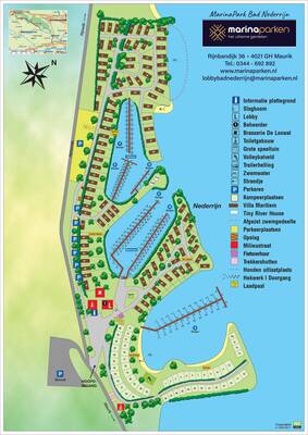 Park map MarinaPark Bad Nederrijn