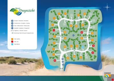 Park map Dormio Resort Duynzicht