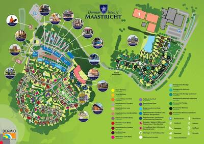 Park map Dormio Resort Maastricht