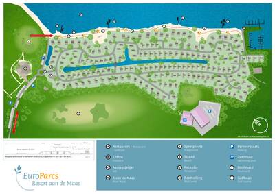 Park map EuroParcs Aan de Maas