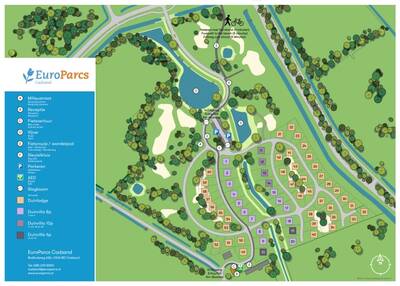Park map EuroParcs Cadzand