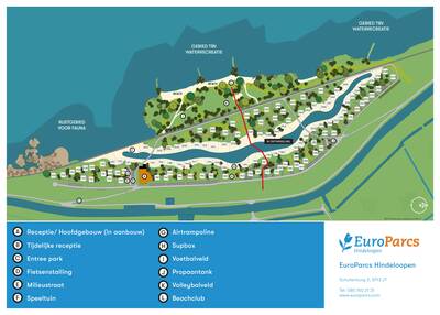 Park map EuroParcs Hindeloopen