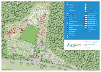 Park map EuroParcs Pressegger See