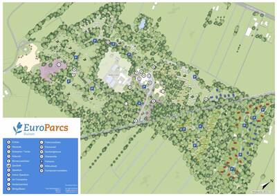 Park map EuroParcs Ruinen