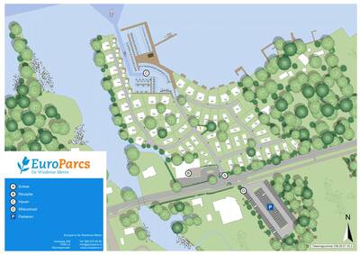 Park map Europarcs De Wiedense Meren