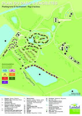 Park map Landal Forest Resort Your Nature
