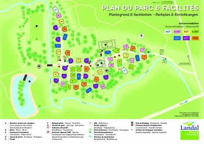 Park map Landal Glamping Neufchâteau