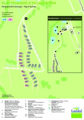 Park map Landal Klein Oisterwijk