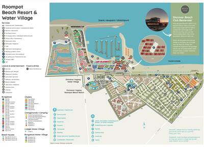 Park map Roompot Beach Resort