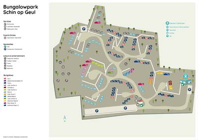 Park map Roompot Bungalowpark Schin op Geul