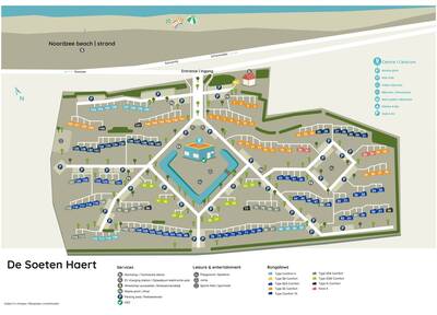 Park map Roompot De Soeten Haert