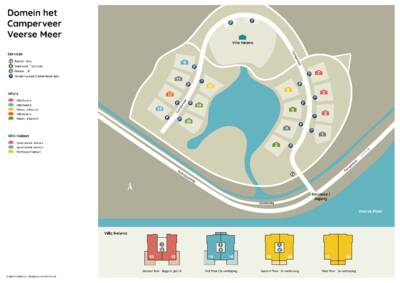 Park map Roompot Domein het Camperveer