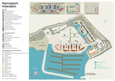 Park map Roompot Marinapark Volendam