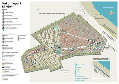 Park map Roompot Vakantiepark Kijkduin