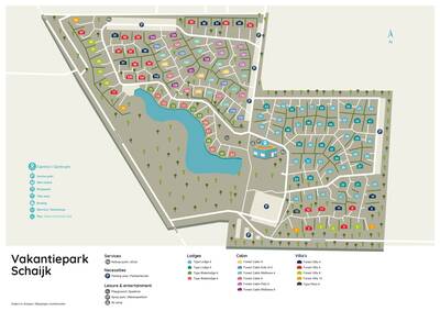 Park map Roompot Vakantiepark Schaijk