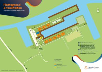 Park map Summio Havenresort Terherne