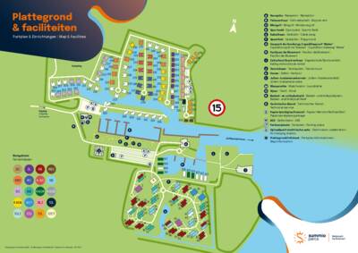 Park map Summio Waterpark De Bloemert