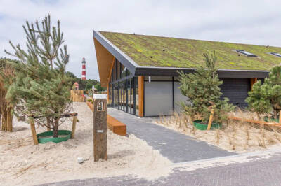 Center of holiday park Roompot Ameland with, a Brasserie, mini shop and Kids Club