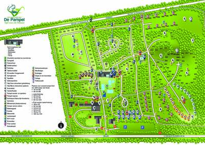 Park map Veluwecamping De Pampel