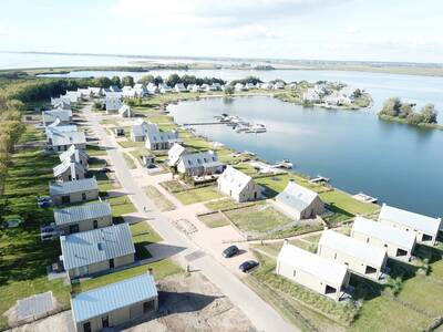 Aerial view of the Waterrijk Oesterdam Oesterdam Resort holiday park
