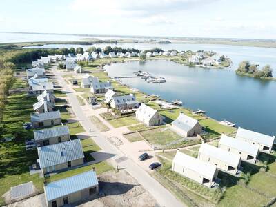 Aerial view of the Waterrijk Oesterdam Oesterdam Resort holiday park