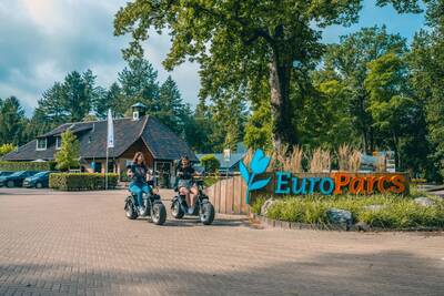 The entrance of holiday park Europarcs De Utrechtse Heuvelrug