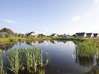 Holiday homes on the water at the Landal Orveltermarke holiday park