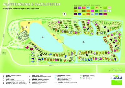Park map Landal De Strabrechtse Vennen