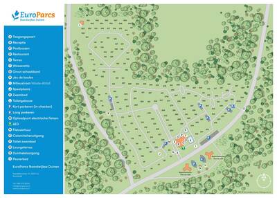 Park map Duinresorts Noordwijkse Duinen