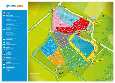 Park map EuroParcs Limburg