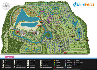 Park map EuroParcs de Zanding