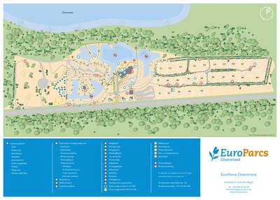 Park map Europarcs EuroParcs Zilverstrand