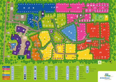 Park map Kampeerdorp de Zandstuve