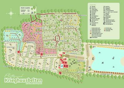 Park map Krieghuusbelten