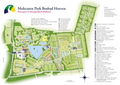 Park map Molecaten Bosbad Hoeven