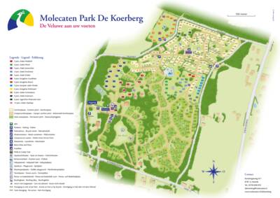 Park map Molecaten Park De Koerberg