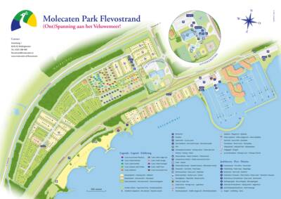 Park map Molecaten Park Flevostrand