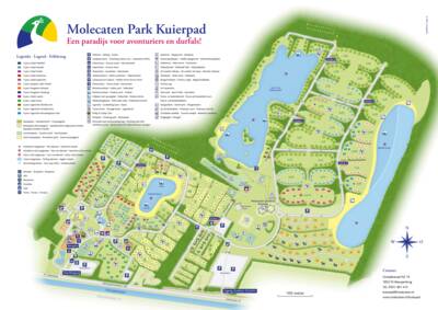 Park map Molecaten Park Kuierpad