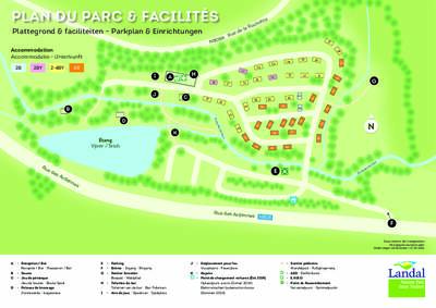 Park map Nature Parc Saint Hubert